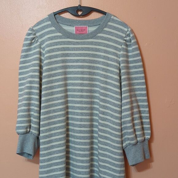 Kate Spade Sailing Stripe Sweatshirt Dress M - Picture 3 of 9